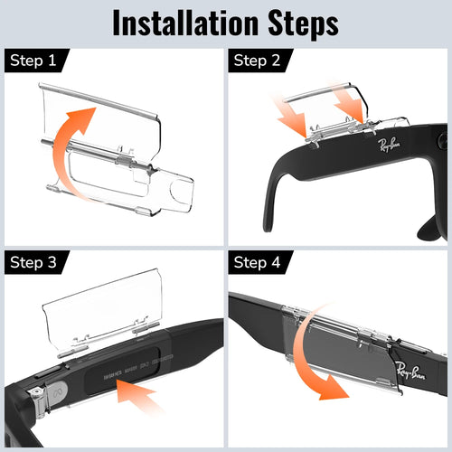 Anti-Touch Protective Shell for Ray-Ban Meta Smart Glasses